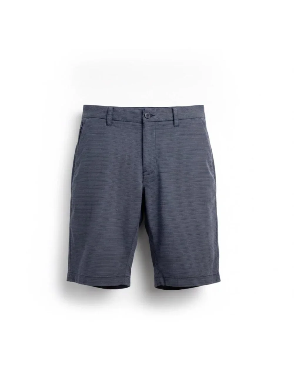Hang Ten Mens Gray Striped Elastane Flat Front Shorts Size 36